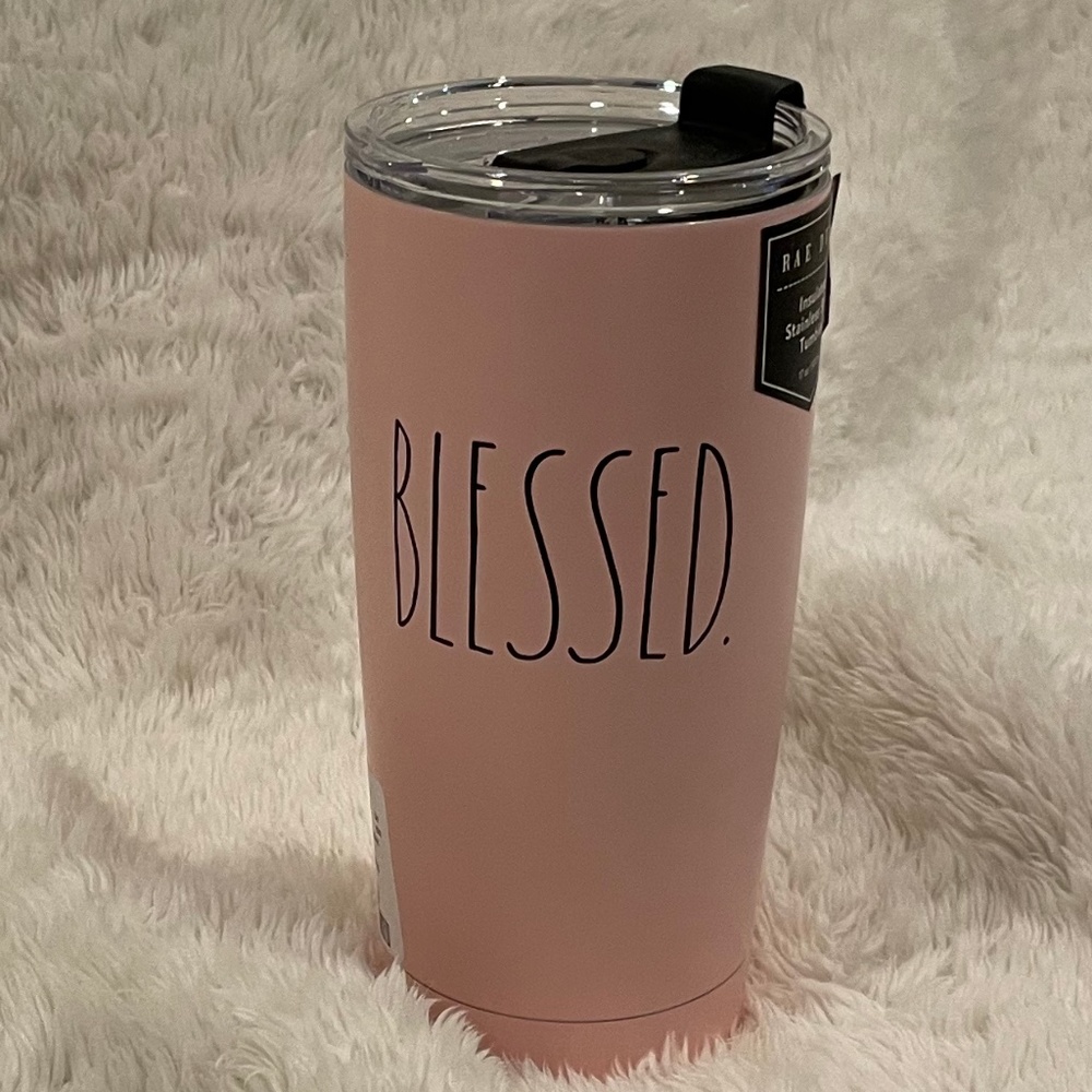 Rae Dunn BLESSED Travel Tumbler